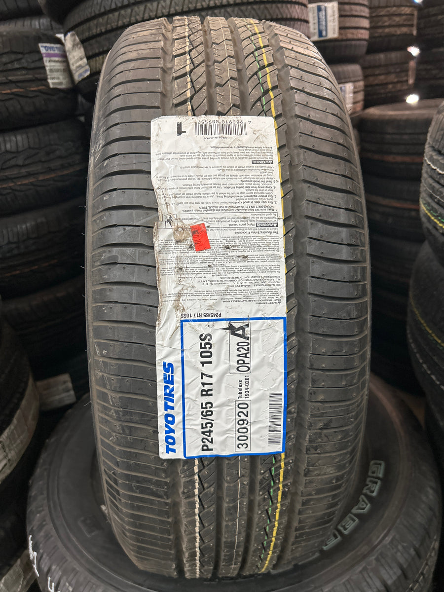 4 x P245/65R17 105S Toyo Open Country A20