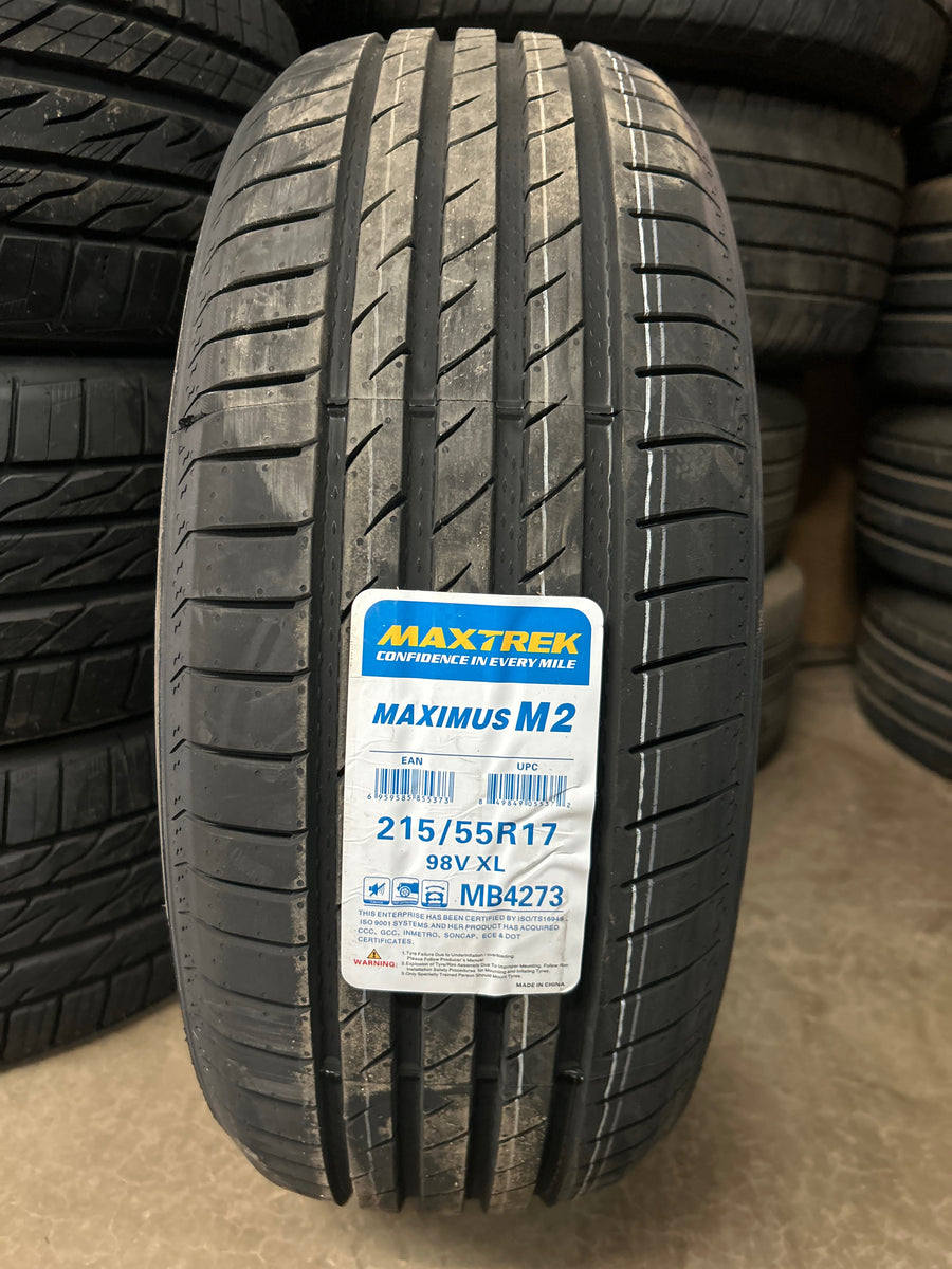 4 x P215/55R17 98V Maxtrek Maximus M2 – PneusGLC-Fungo