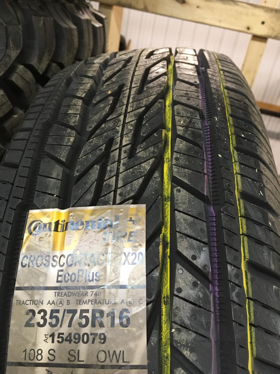 4 x P235/75R16 108S Continental CrossContact LX20